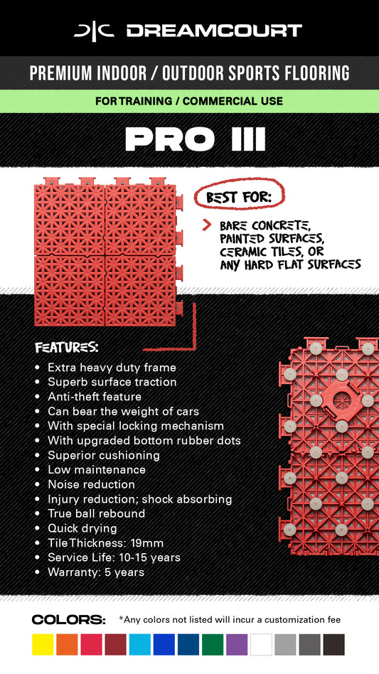 Dreamcourt Pro III Flooring (Commercial)